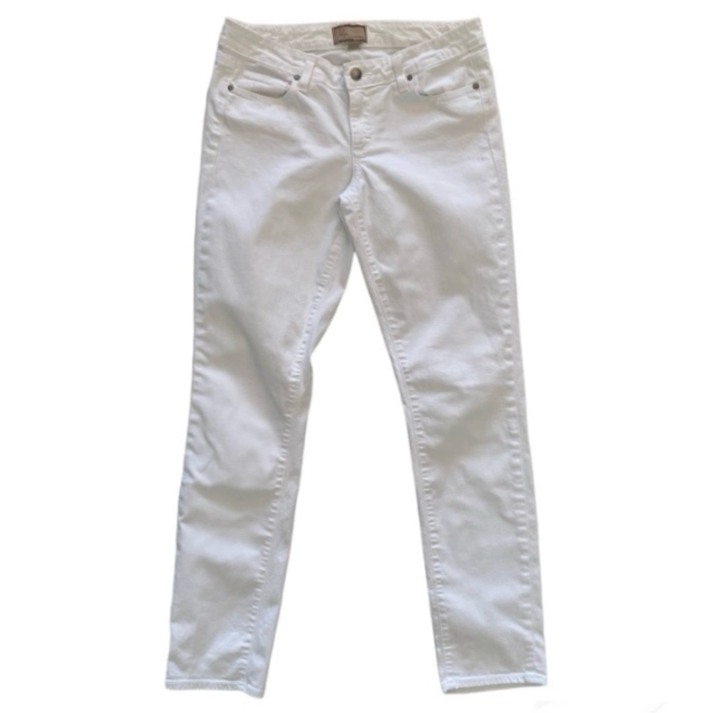 PAIGE White Peg Skinny Jean